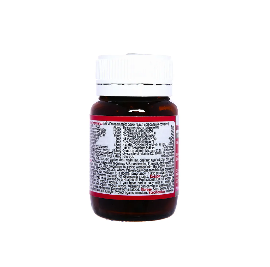 Viên uống Procare Diamond Catalent bổ sung khoáng chất cho phụ nữ có thai và cho con bú (30 viên) 3