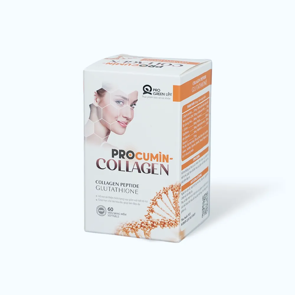 Viên uống Procumin – Collagen hỗ trợ chống oxy hóa, đẹp da (Hộp 60 viên) 2