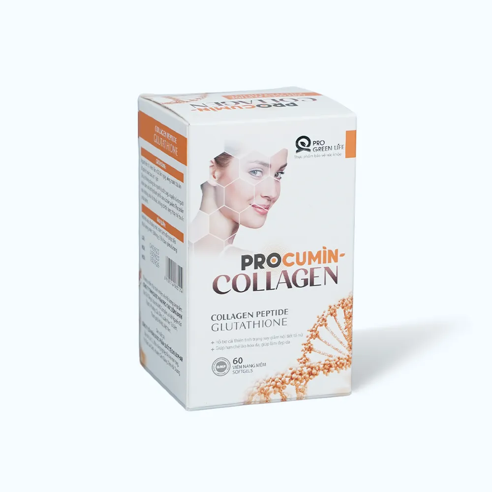 Viên uống Procumin – Collagen hỗ trợ chống oxy hóa, đẹp da (Hộp 60 viên) 3