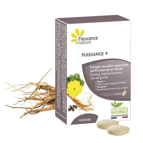 Viên uống Puissance + hỗ trợ tăng cường sinh lực, tăng cường sinh lý nam (Hộp 30 viên)