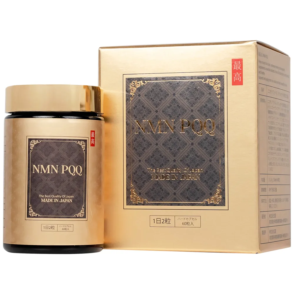 VIÊN UỐNG SẮC ĐẸP , TRƯỜNG THỌ VÀ TRẺ HÓA DA NMN PQQ KENKO 60V