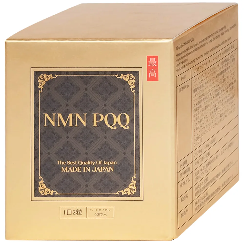 VIÊN UỐNG SẮC ĐẸP , TRƯỜNG THỌ VÀ TRẺ HÓA DA NMN PQQ KENKO 60V 6
