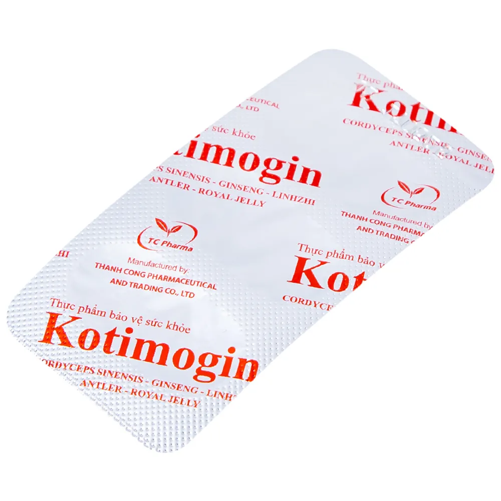 VIÊN UỐNG SÂM - ĐÔNG TRÙNG HẠ THẢO KOTIMOGIN 20X3 6