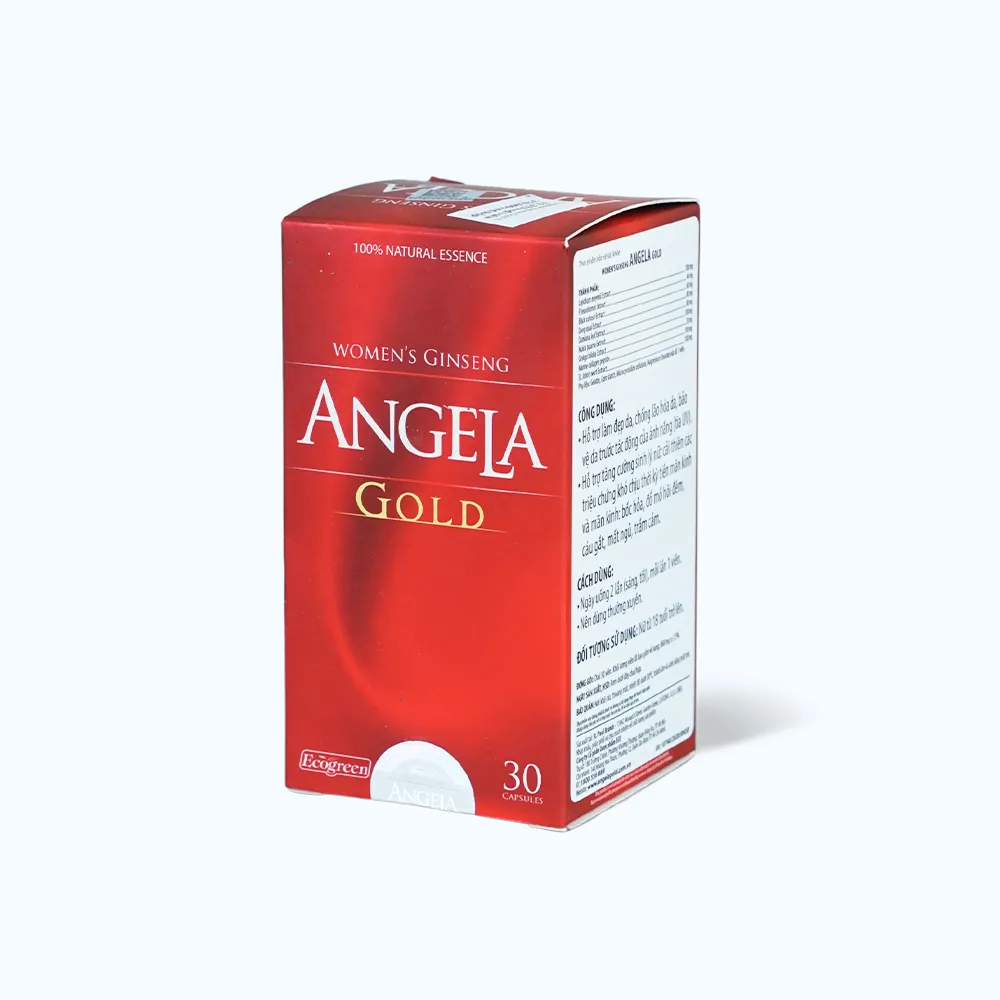 Viên uống Sâm Angela Gold (Hộp 30 viên) hỗ trợ tăng cường sinh lý nữ và đẹp da 2
