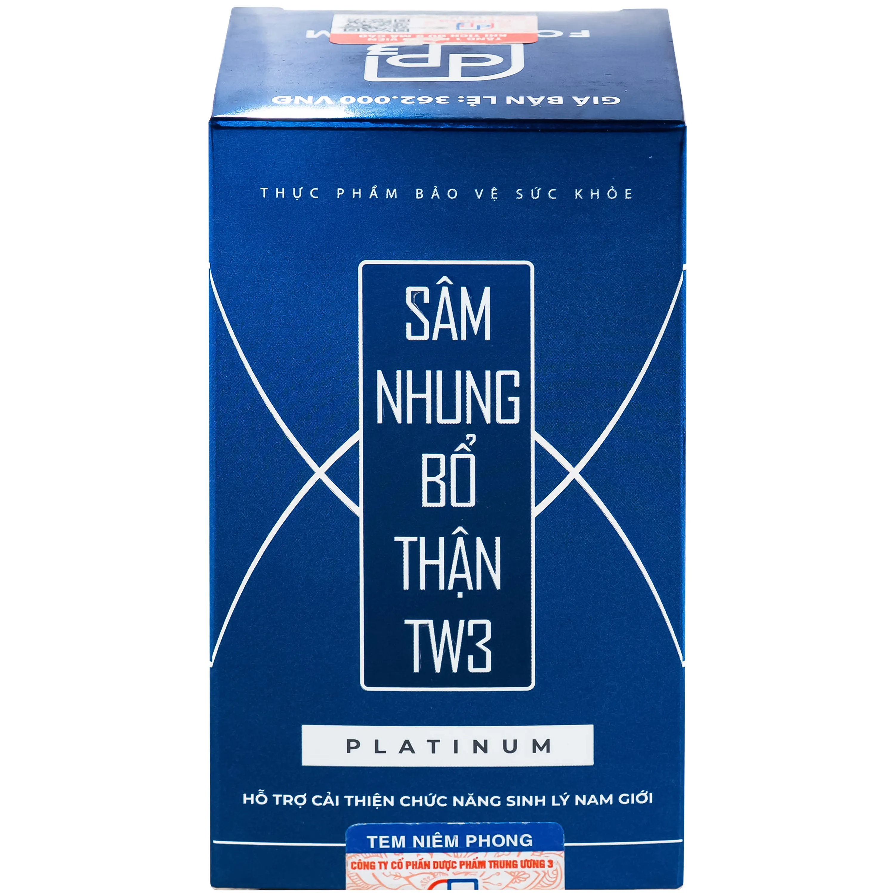 VIÊN UỐNG SÂM NHUNG BỔ THẬN TW3 PLATINUM 30V 7