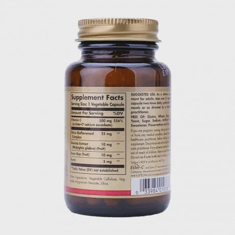 Viên uống Solgar Ester-C Plus 500mg Vitamin C (lọ 50 viên) bổ sung vitamin C 2