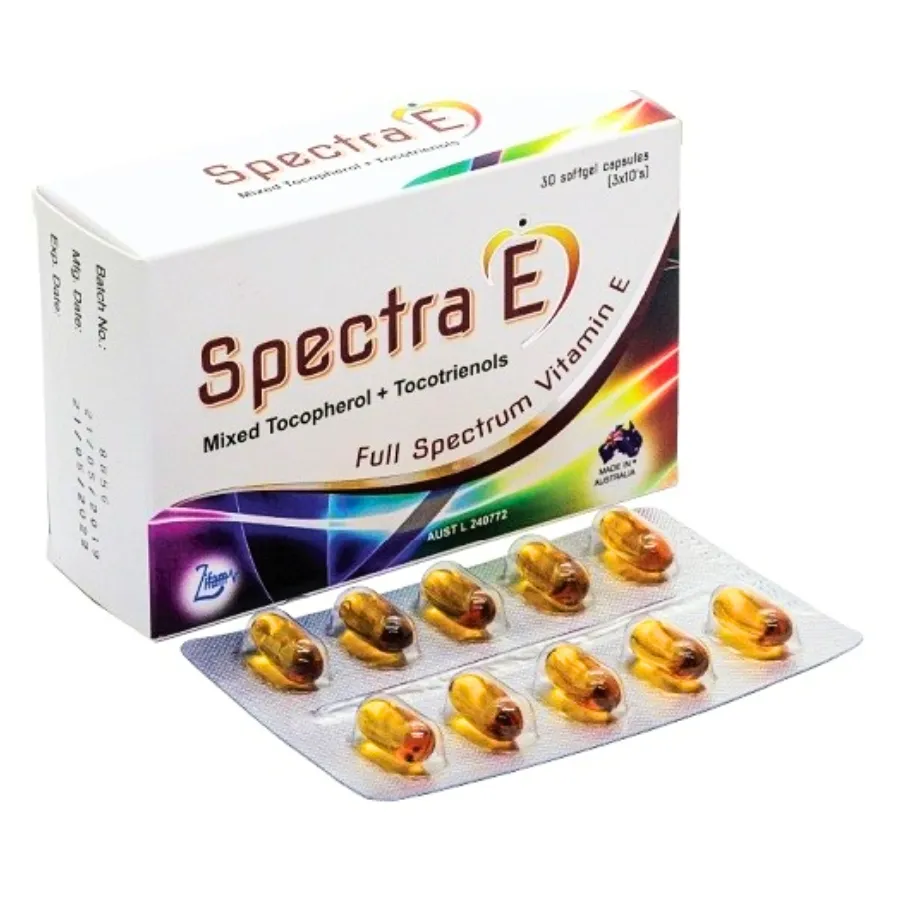 Viên uống Spectra E giảm nguy cơ tăng huyết áp và nhồi máu cơ tim (30 viên) 2