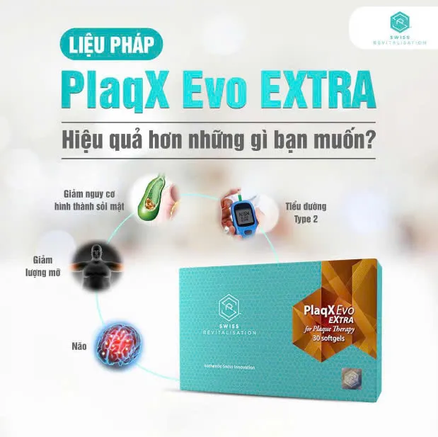 Viên uống SR PlaqX Evo Extra 30 Softgels Liệu pháp cho tim, gan, thận và mạch máu