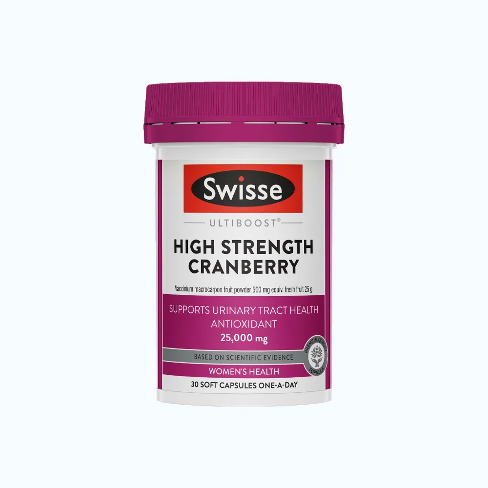 Viên uống Swisse Ultiboost High Strength Cranberry hỗ trợ tiết niệu (Hộp 30 viên) 2