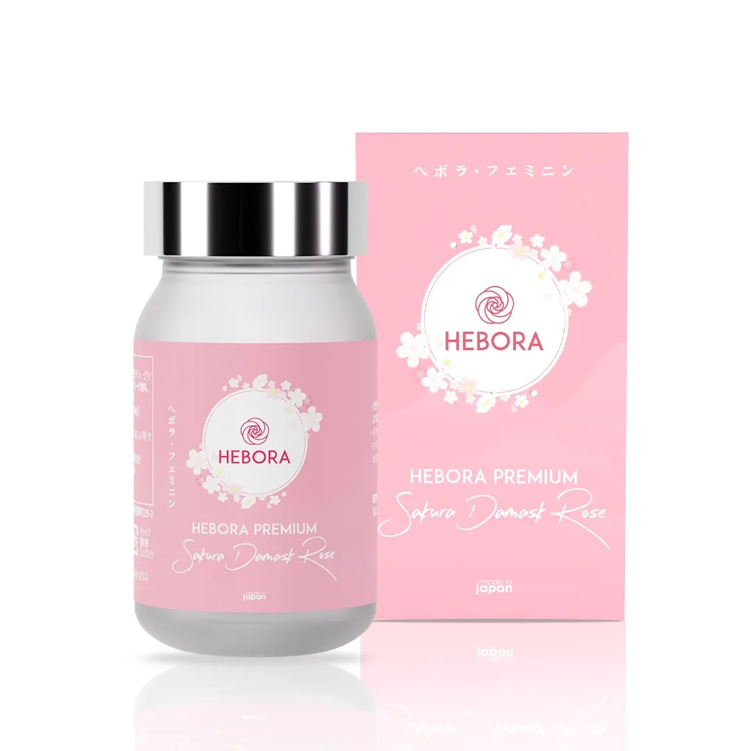 Viên uống tỏa hương Hebora Premium Sakura & Damask Rose