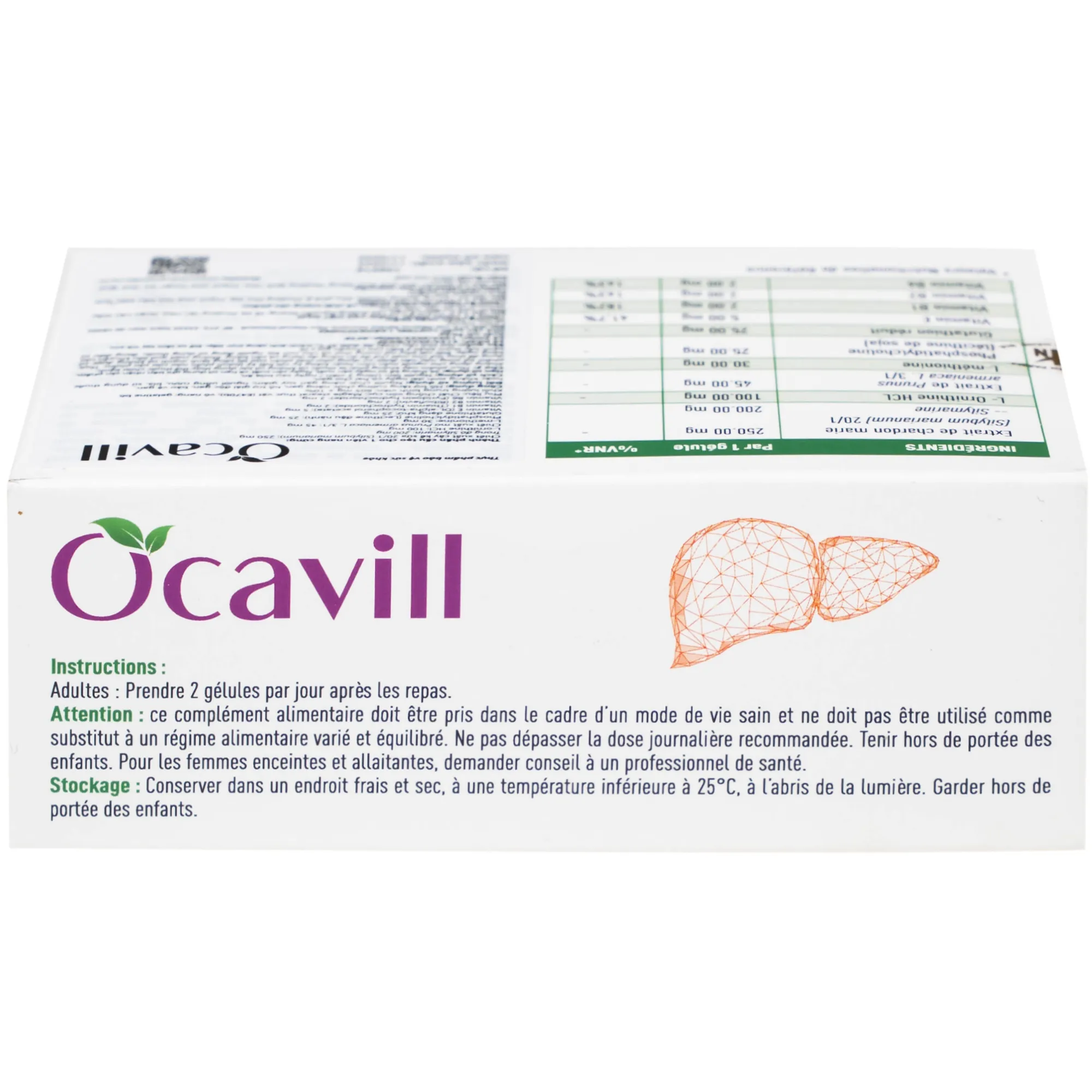 VIÊN UỐNG TĂNG CƯỜNG CHỨC NĂNG GAN OCAVILL 60V 7
