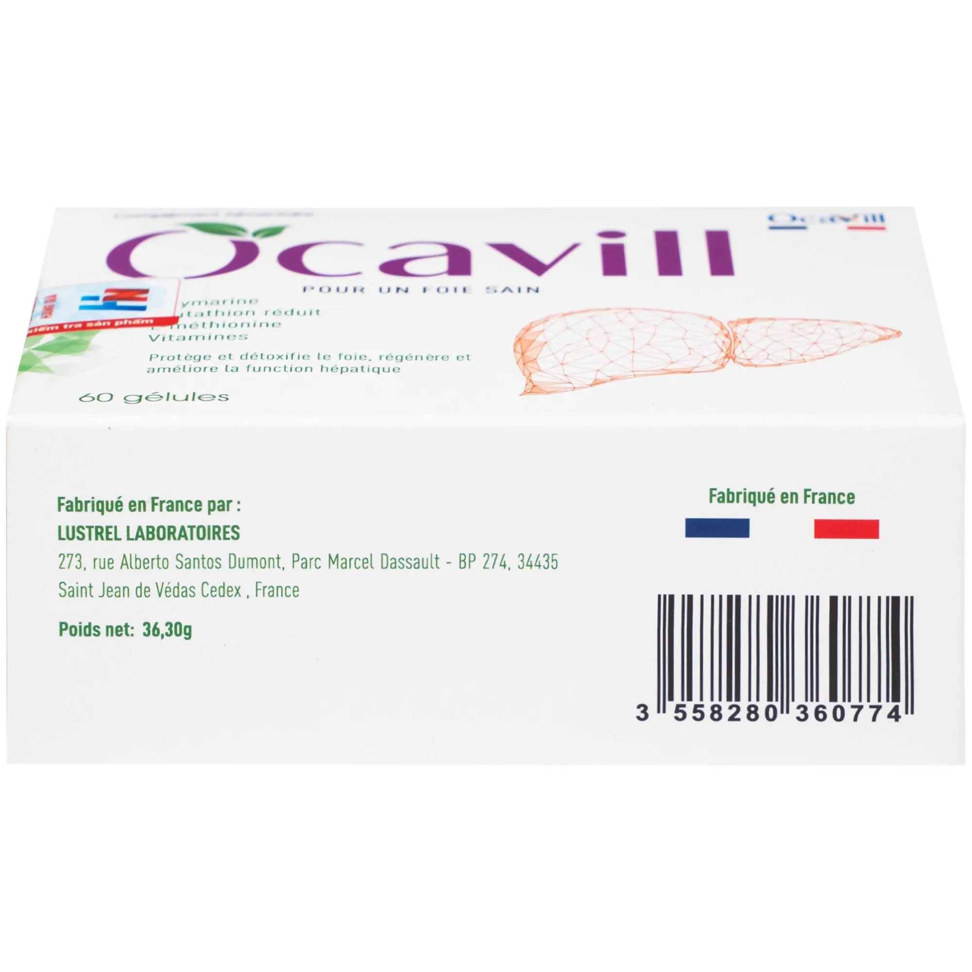 VIÊN UỐNG TĂNG CƯỜNG CHỨC NĂNG GAN OCAVILL 60V 8