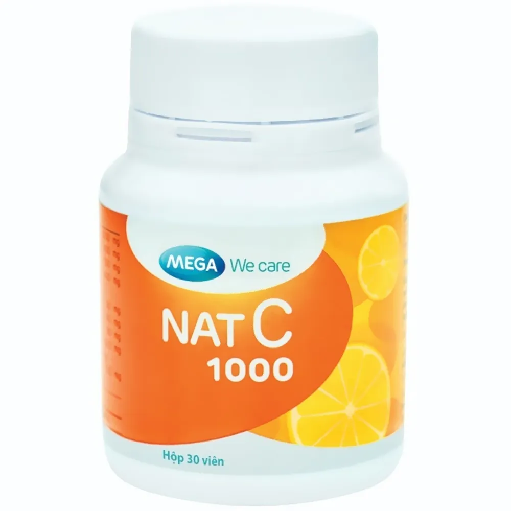 VIÊN UỐNG TĂNG CƯỜNG SỨC ĐỀ KHÁNG NAT C 1000 MEGA 30V