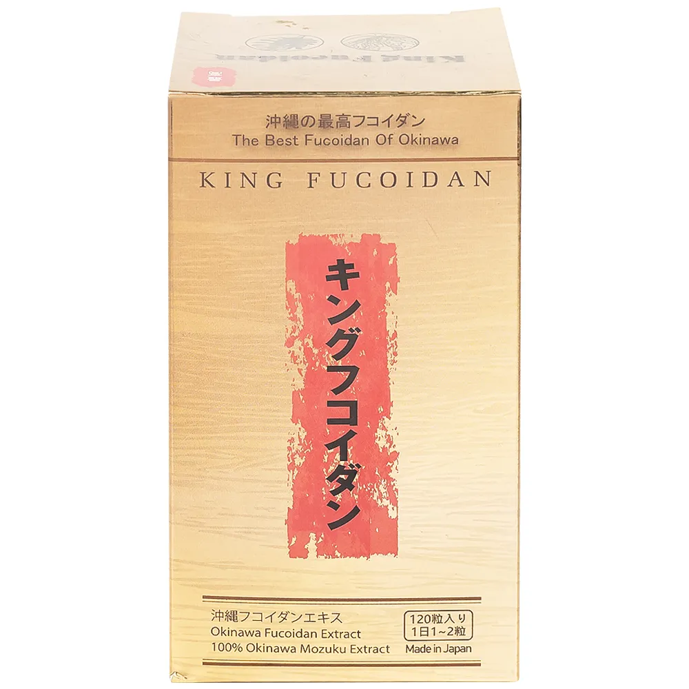VIÊN UỐNG TĂNG CƯỜNG SỨC KHỎE VÀ TRUNG HÒA GỐC TỰ DO KING FUCOIDAN JPANWELL 120V 7