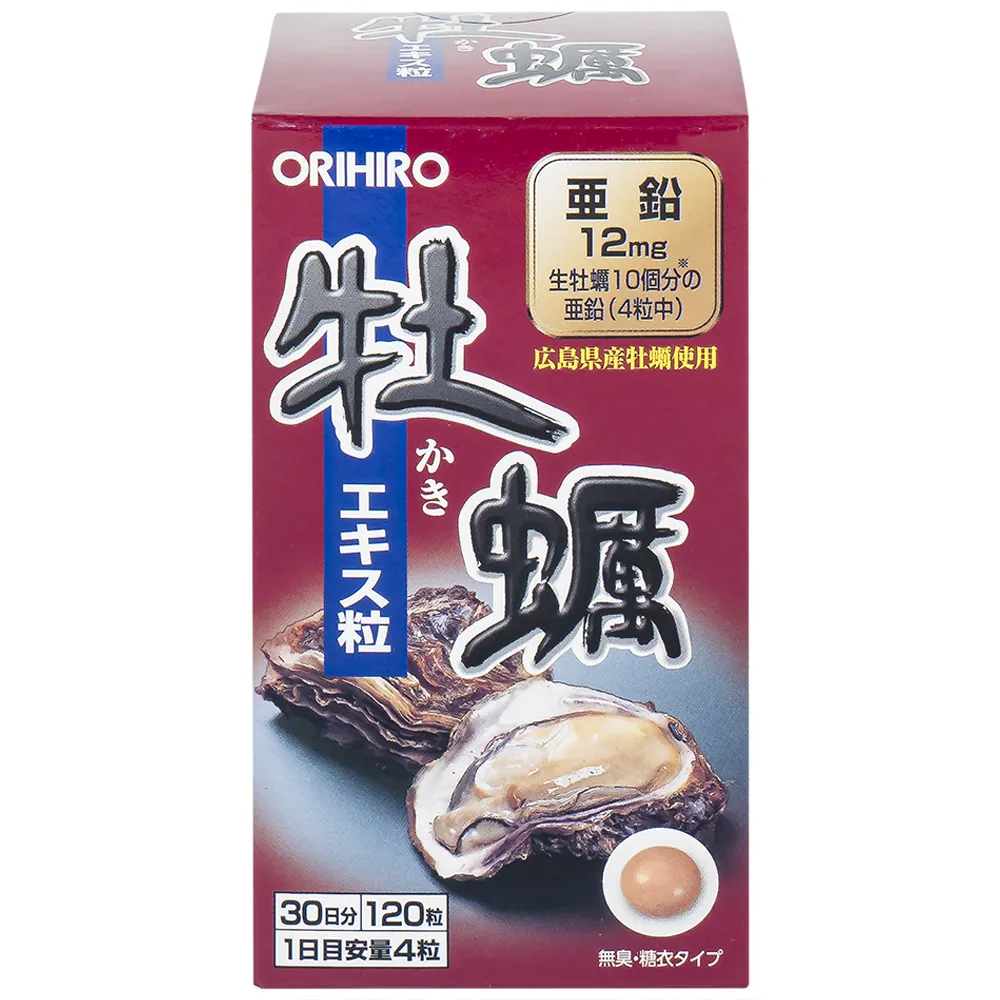 VIÊN UỐNG TĂNG CƯỜNG SINH LÝ CHO NAM GIỚI ORIHIRO NEW OYSTER EXTRACT 120V 4