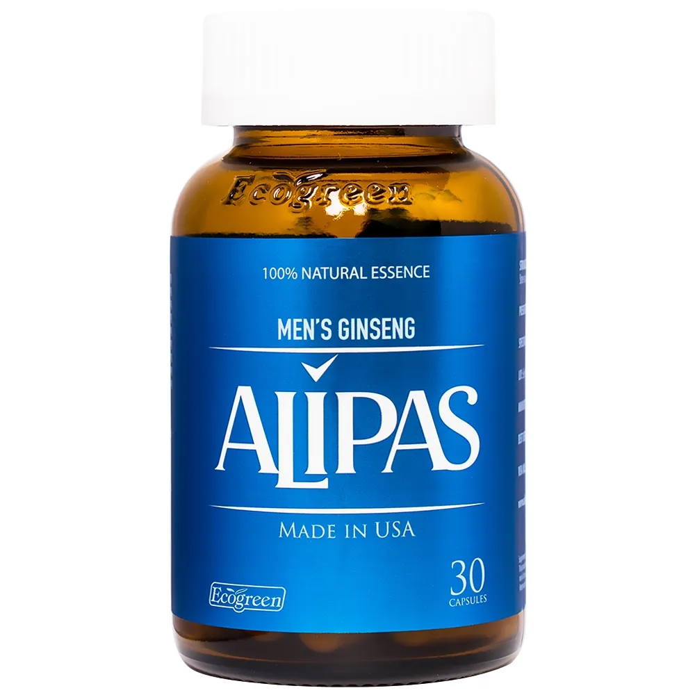 VIÊN UỐNG TĂNG CƯỜNG SINH LÝ CHO NAM MEN’S GINSENG ALIPAS ECOGREEN 30V