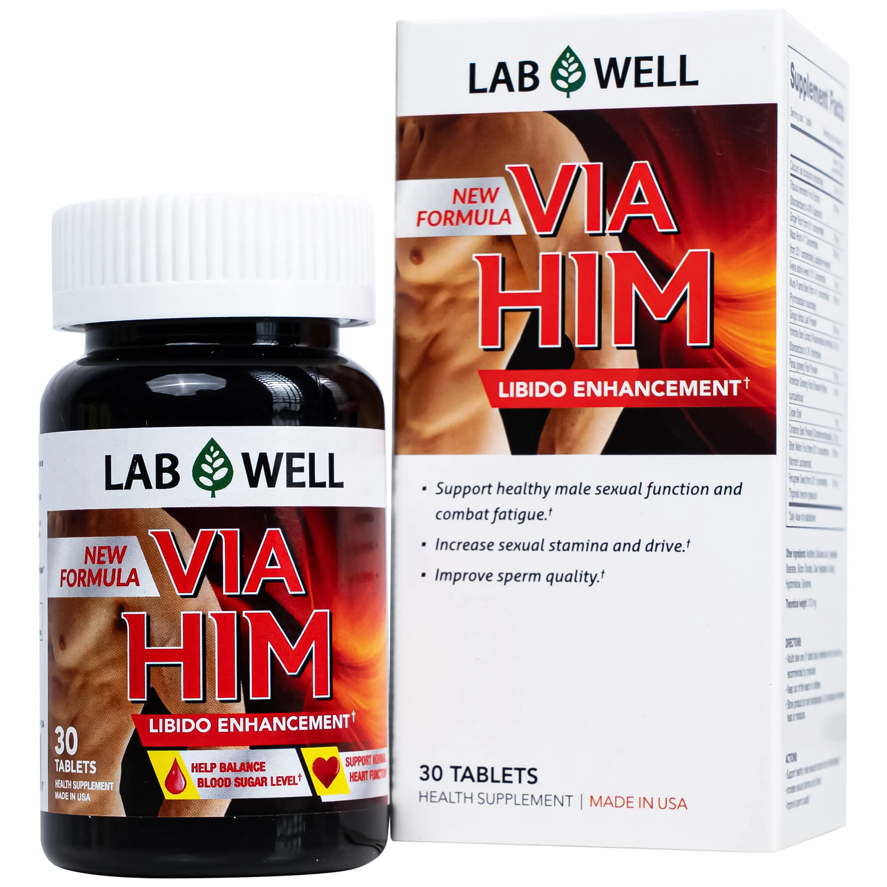 VIÊN UỐNG TĂNG CƯỜNG SINH LÝ LAB WELL VIA HIM 30V