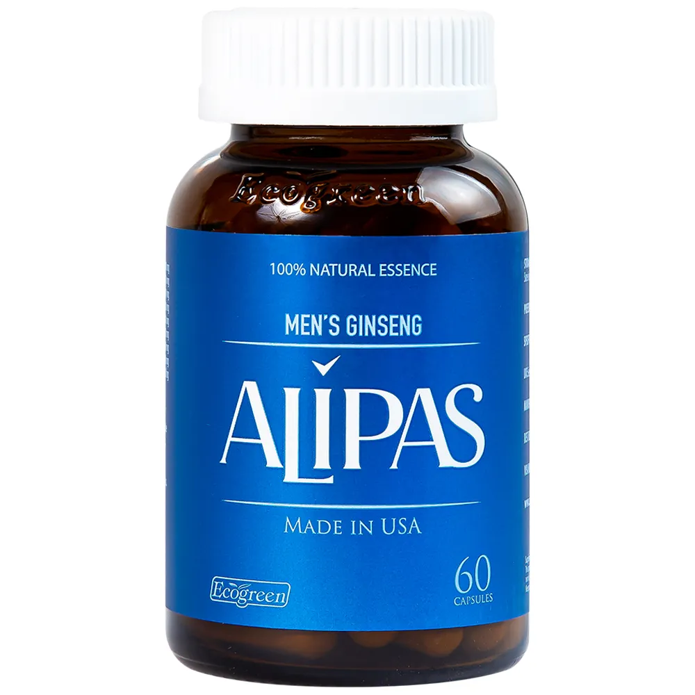 VIÊN UỐNG TĂNG CƯỜNG SINH LÝ NAM MEN’S GINSENG ALIPAS ECOGREEN 60V 5