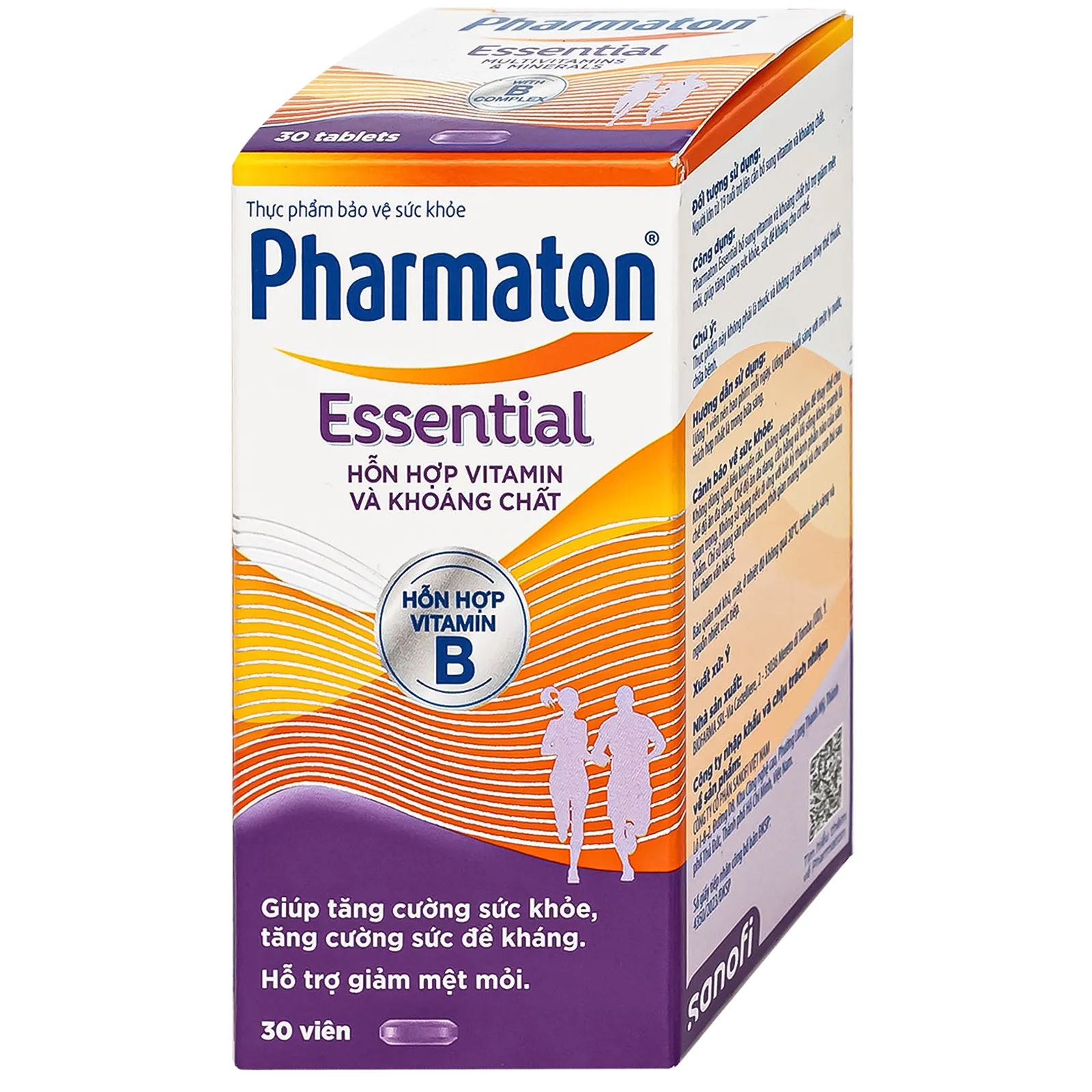 VIÊN UỐNG TĂNG SỨC ĐỀ KHÁNG PHARMATON ESSENTIAL MULTIVITAMINS MINERALS WITH B COMPLEX 30V 2