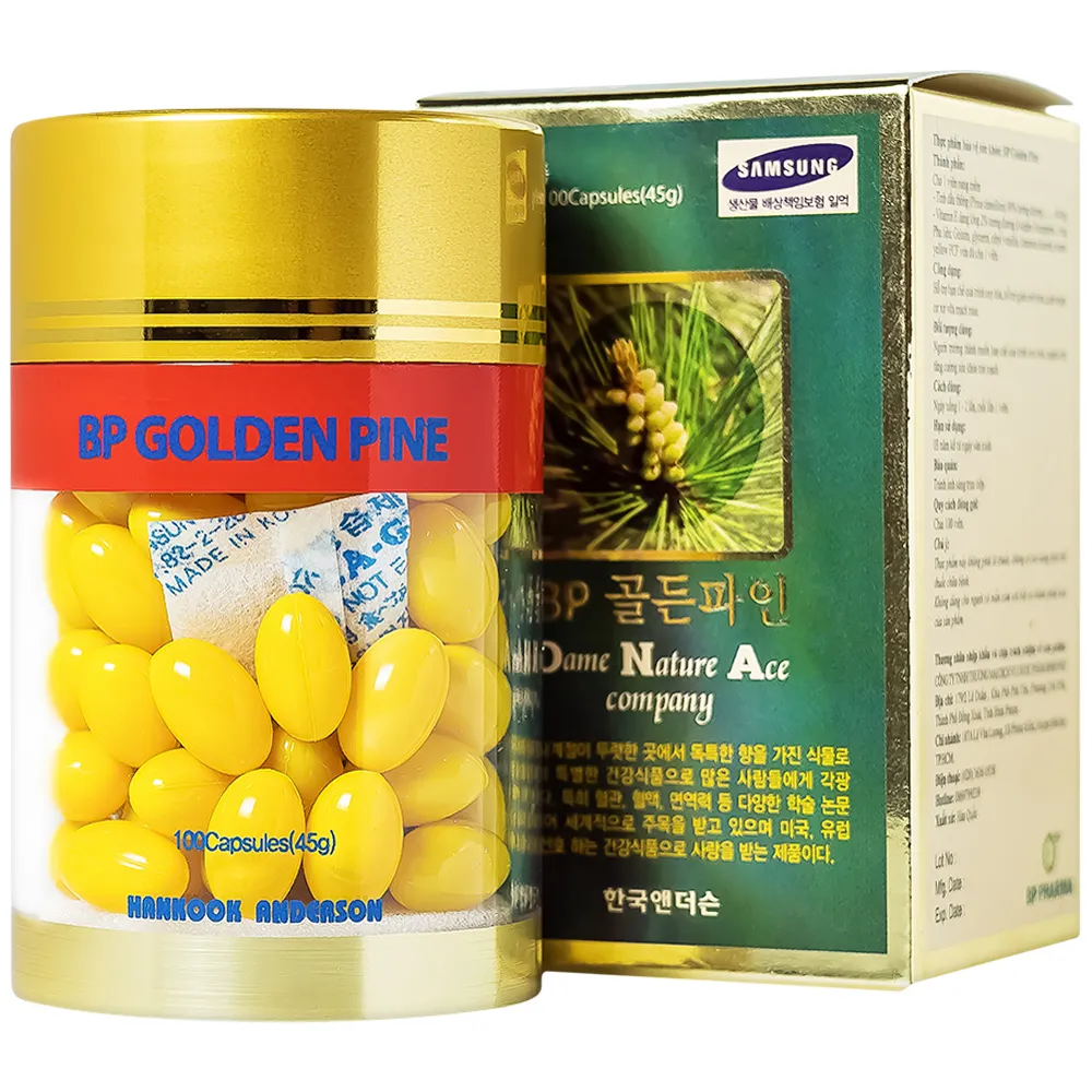 VIÊN UỐNG TĂNG TUẦN HOÀN MÁU BP GOLDEN PINE BIO AVENUE 100V