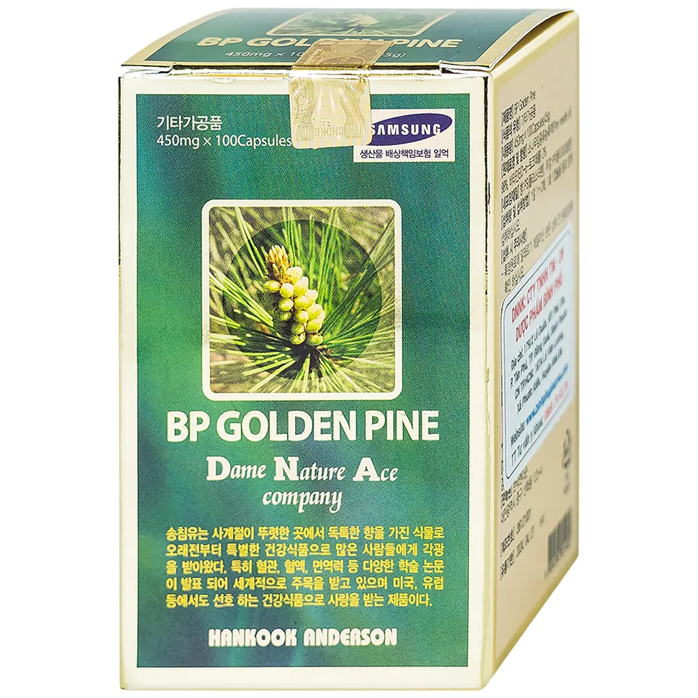 VIÊN UỐNG TĂNG TUẦN HOÀN MÁU BP GOLDEN PINE BIO AVENUE 100V 8