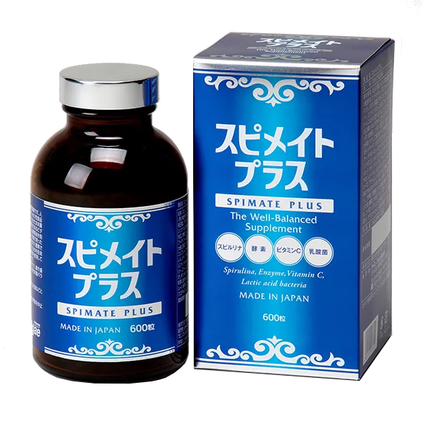 Viên uống tảo xoắn spirulina bảo vệ sức khoẻ Spimate Plus 600 viên