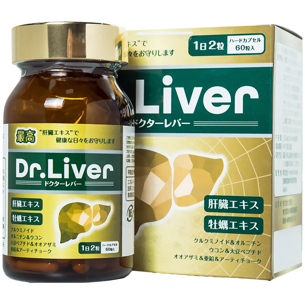 VIÊN UỐNG THẢI ĐỘC GAN DR. LIVER JPANWELL 60V