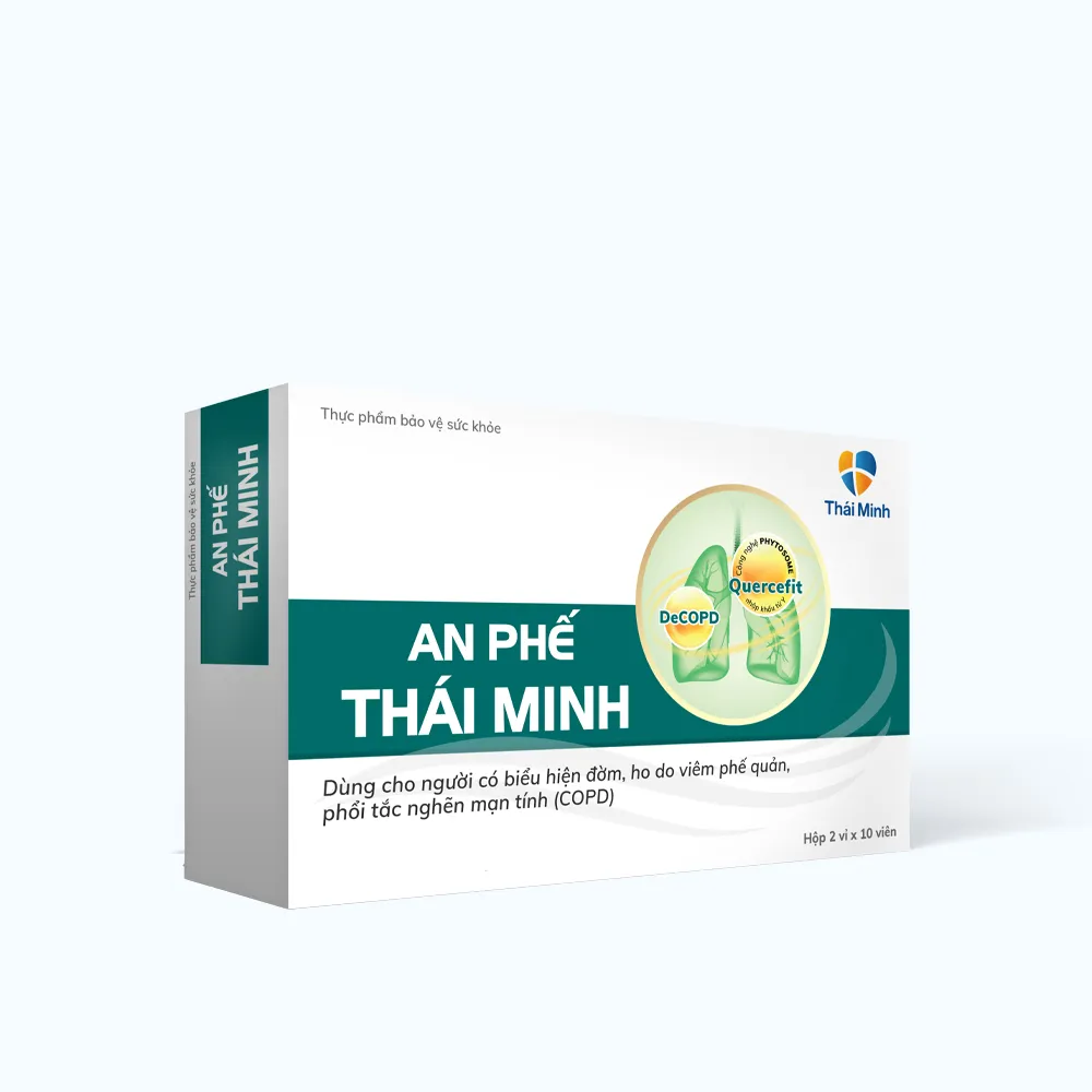 Viên uống Thái Minh An Phế hỗ trợ giảm đàm, giảm ho (Hộp 20 viên) 2