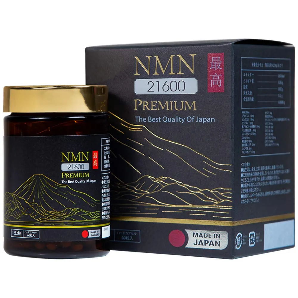 VIÊN UỐNG TRƯỜNG THỌ, TRẺ HOÁ DA NMN PREMIUM 21600 60V