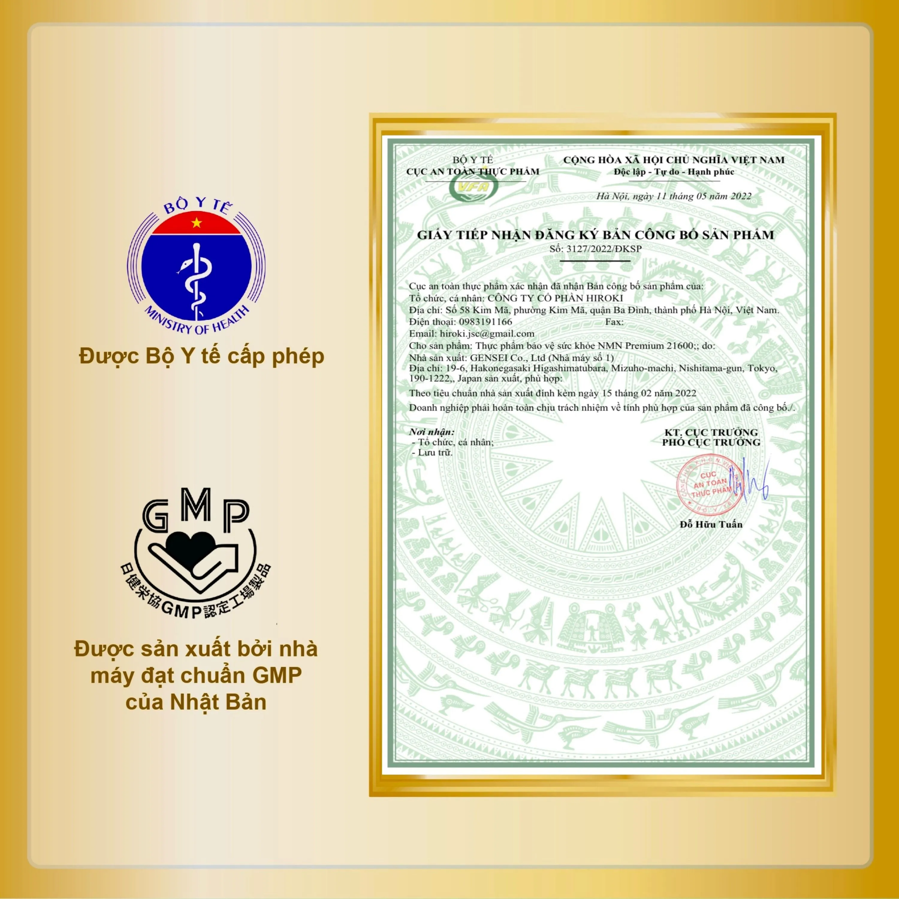 VIÊN UỐNG TRƯỜNG THỌ, TRẺ HOÁ DA NMN PREMIUM 21600 60V 6