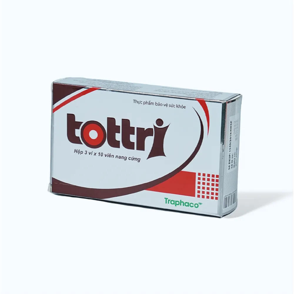 Viên uống Traphaco Tottri (Hộp 30 viên) hỗ trợ làm co búi trĩ và bền thành mạch 3