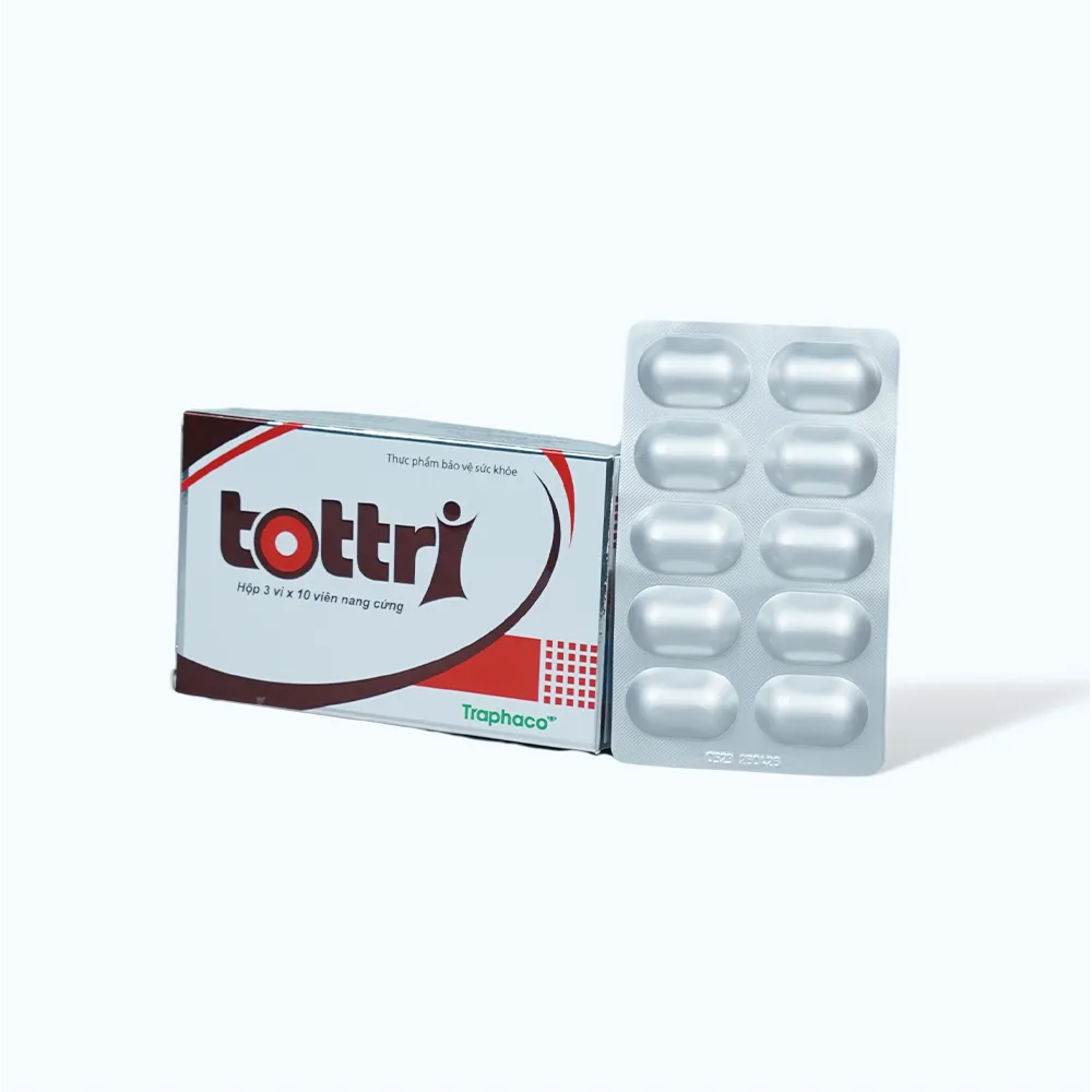 Viên uống Traphaco Tottri (Hộp 30 viên) hỗ trợ làm co búi trĩ và bền thành mạch 5