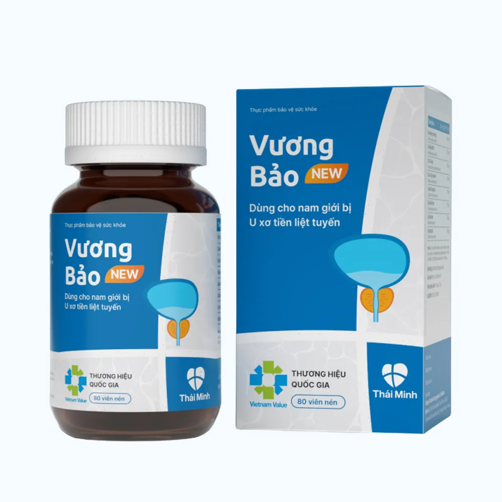 Viên uống Vương Bảo hỗ trợ tuyến tiền liệt (Chai 80 viên) 2