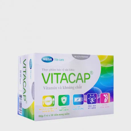 Viên uống Vitacap (Hộp 5 vỉ x 10 viên) bổ sung vitamin và khoáng chất 2