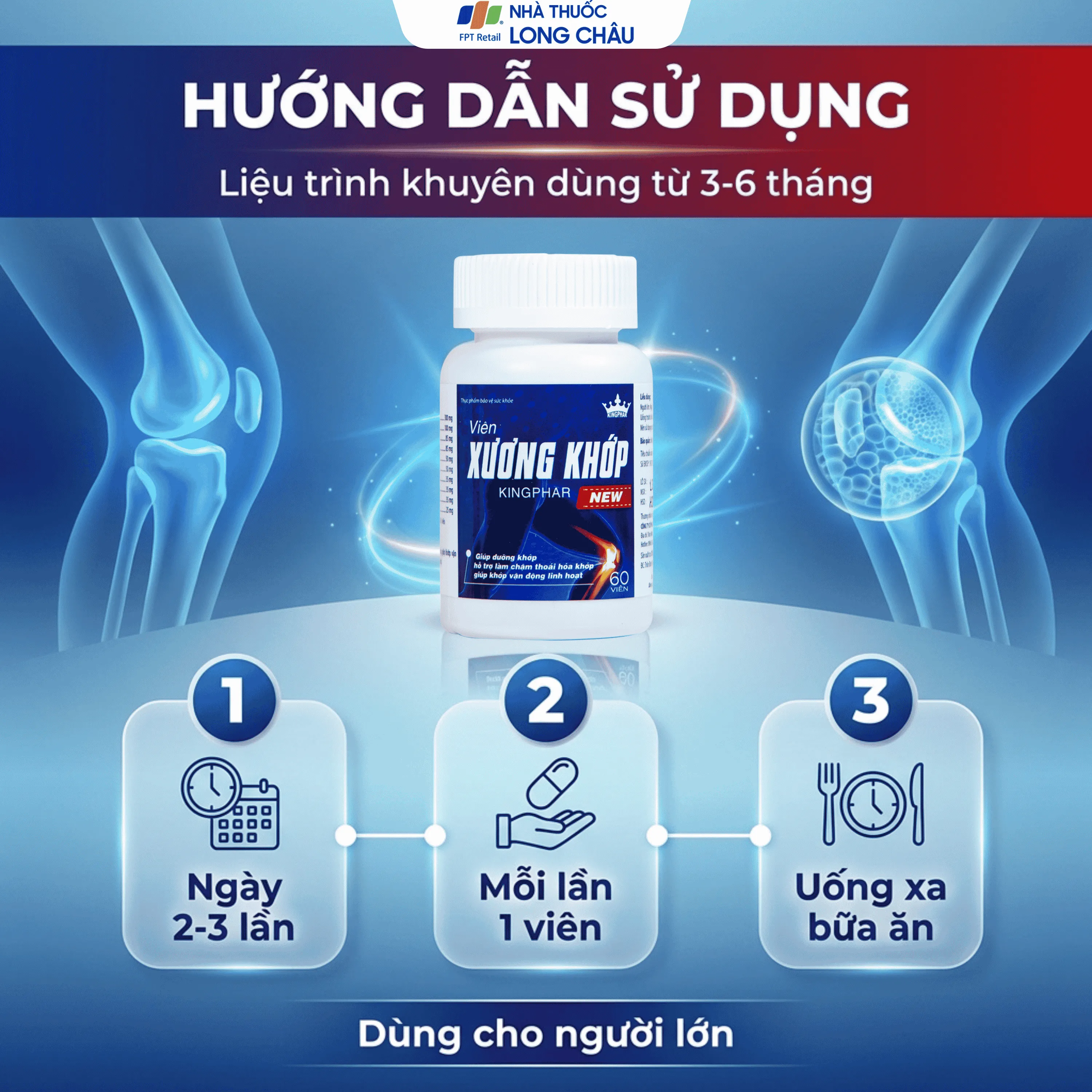 VIÊN XƯƠNG KHỚP KINGPHAR NEW 60V 5