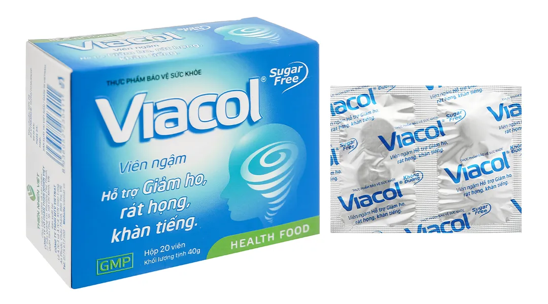 Viacol hộp 5 vỉ x 4 viên 2