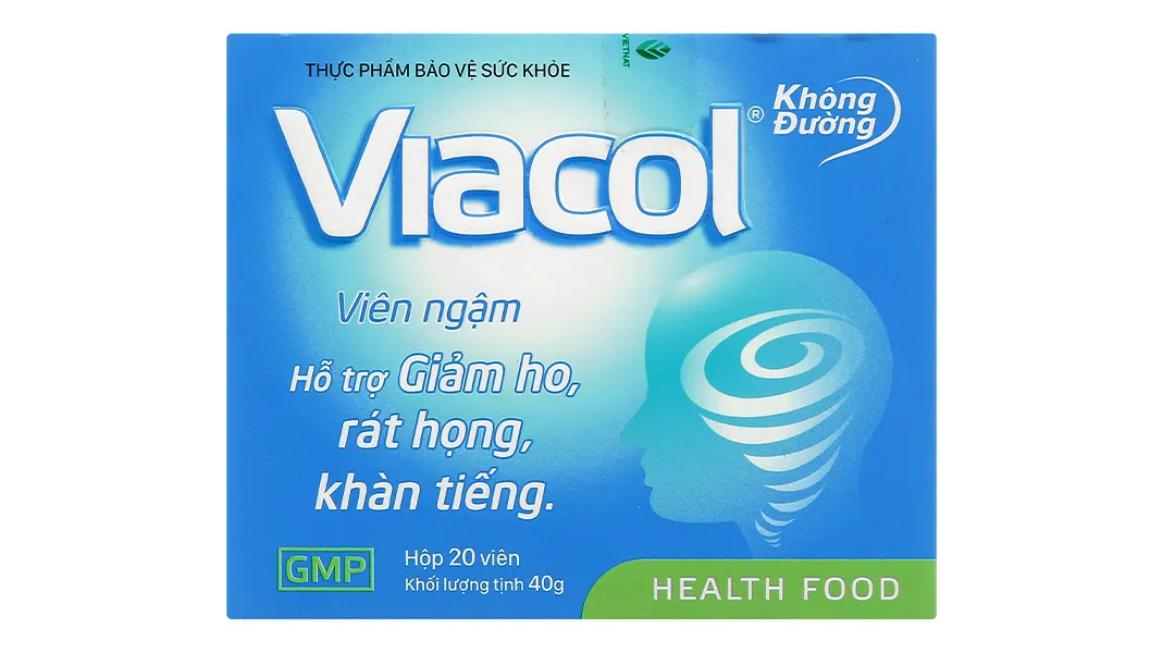 Viacol hộp 5 vỉ x 4 viên 4