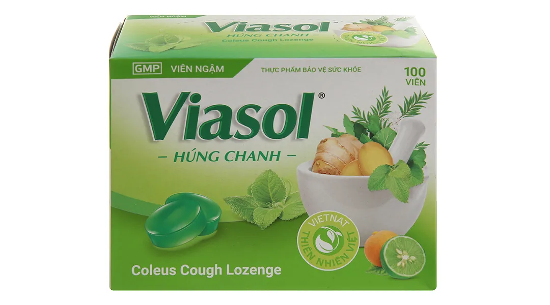 Viasol Húng Chanh hộp 100 viên 3