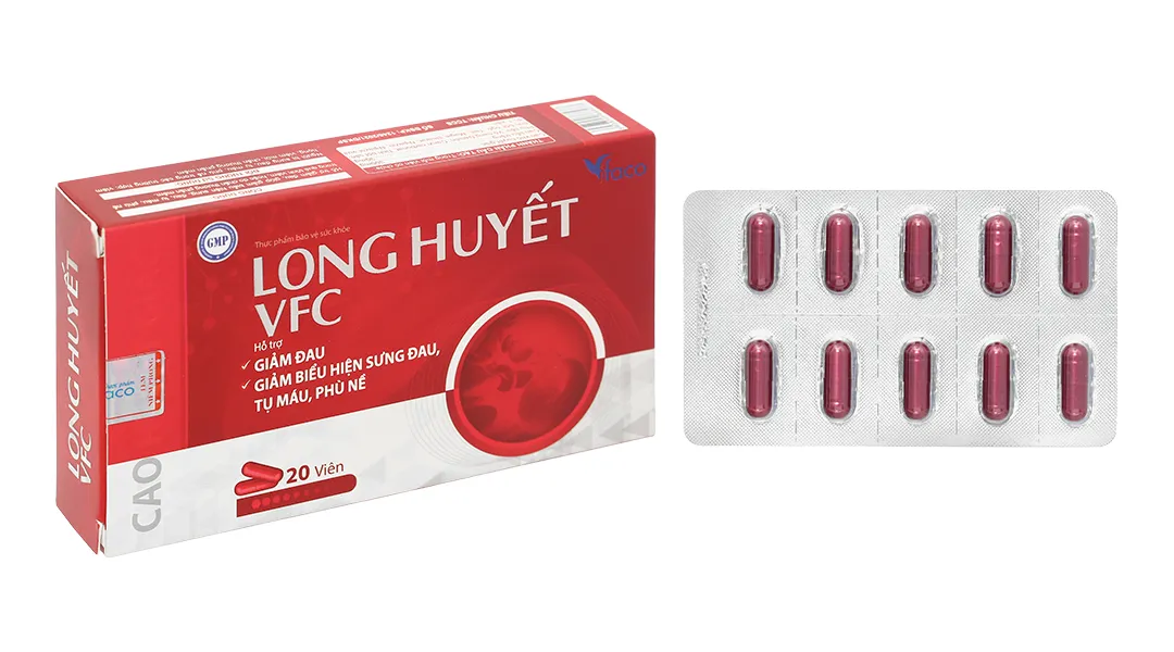 Vifaco Long Huyết VFC hộp 20 viên 2