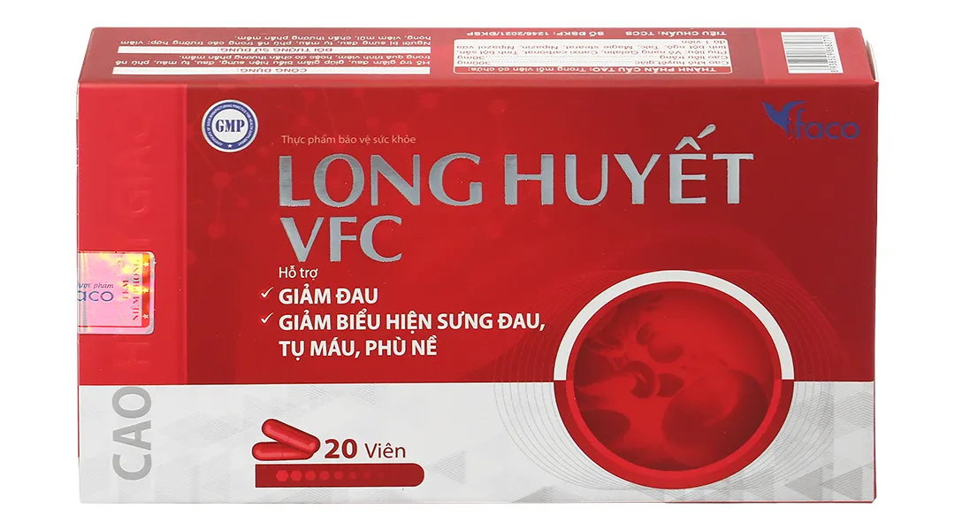 Vifaco Long Huyết VFC hộp 20 viên 3