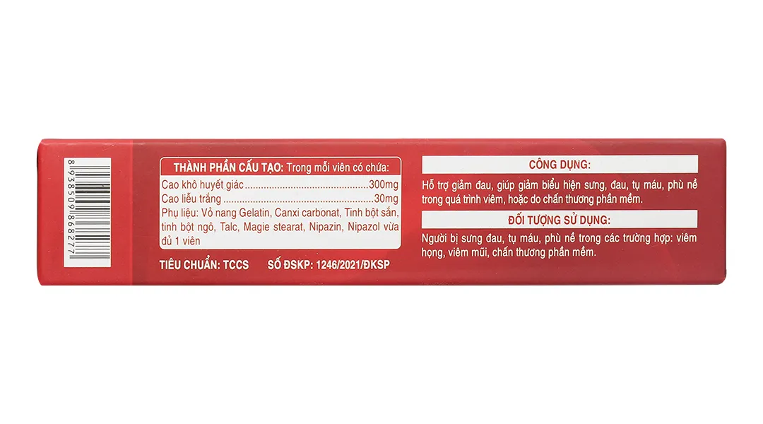Vifaco Long Huyết VFC hộp 20 viên 4
