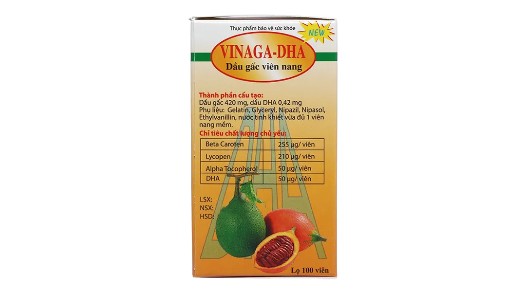 Vinaga Dha hộp 100 viên 5