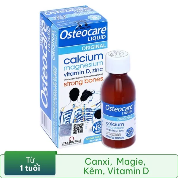 Vitabiotics Osteocare Liquid giúp xương chắc khỏe chai 200 ml