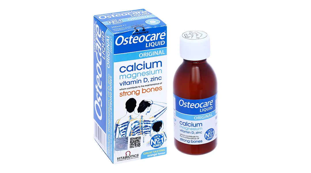 Vitabiotics Osteocare Liquid giúp xương chắc khỏe chai 200 ml 2