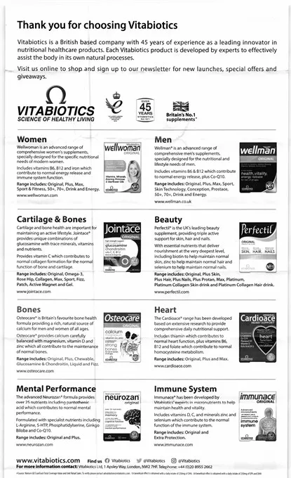 Vitabiotics Osteocare Liquid giúp xương chắc khỏe chai 200 ml 9