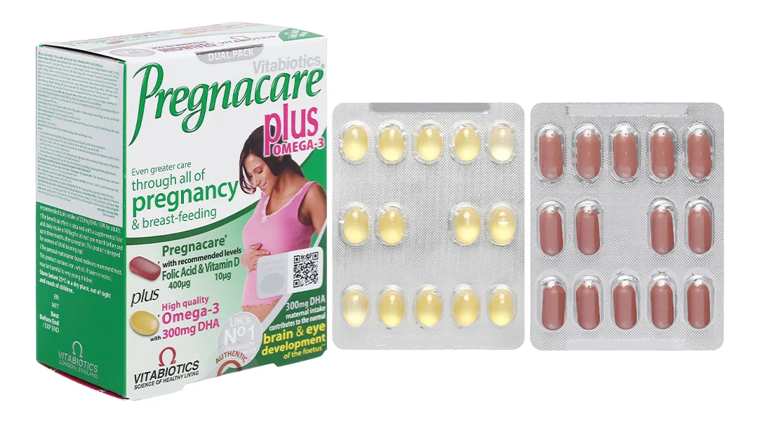 Vitabiotics Pregnacare Plus Omega 3 hộp 56 viên 2