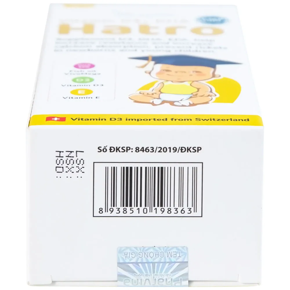 VITAMIN D3+ DHA HATRO 20ML 12