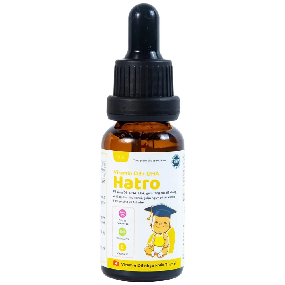 VITAMIN D3+ DHA HATRO 20ML 14