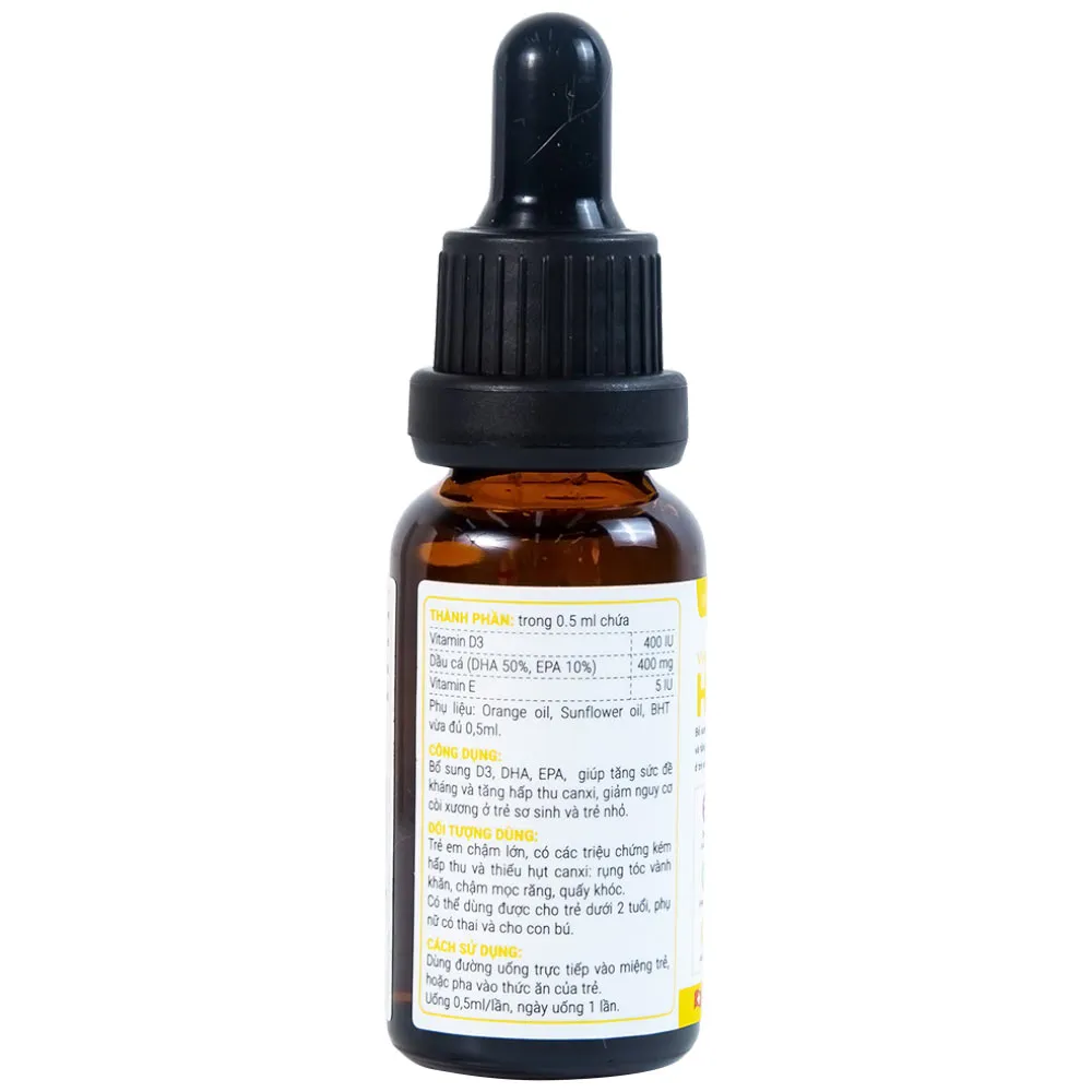 VITAMIN D3+ DHA HATRO 20ML 15
