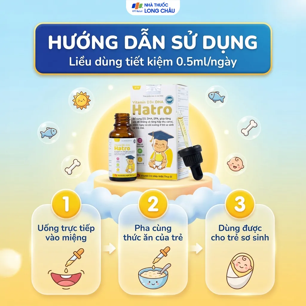 VITAMIN D3+ DHA HATRO 20ML 5